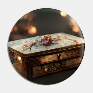 Jewelry Fashion Wooden Box Pin