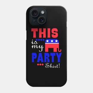 This Is My Republican Party Phone Case