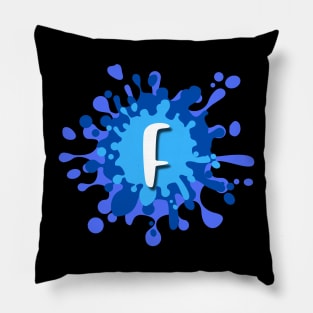 Letter F Pillow