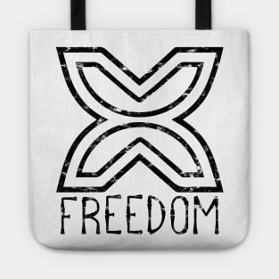 African Sankofa Symbol "Freedom" Black Tote