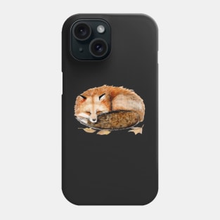 Sleeping Red Fox Phone Case