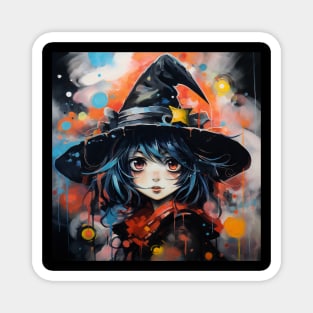 Halloween witch girl Magnet