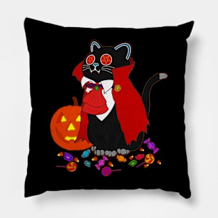 Happy Nekoween Pillow