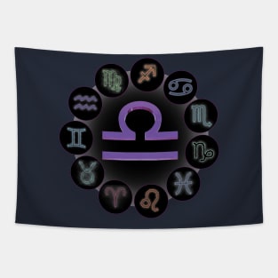 Libra/The Scales Zodiac Symbol. Tapestry