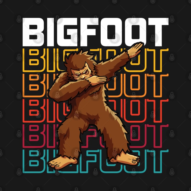 Bigfoot Dabbing Vintage by RadStar