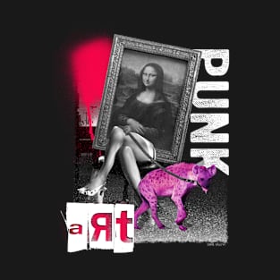 Punk art Mona Lisa T-Shirt