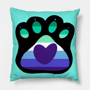 MLM Paw Print Pillow