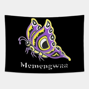 Memengwaa (Butterfly) Non-Binary Pride Tapestry