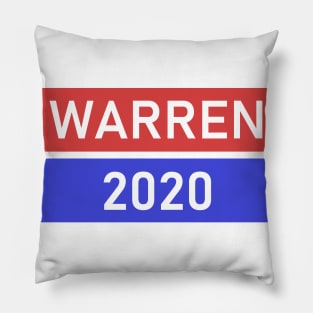 WARREN 2020 Support Logo Pillow