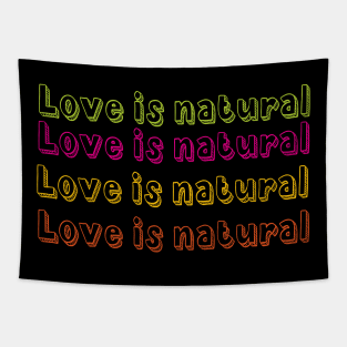 love is natural Tapestry