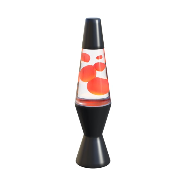 Lava Lamp Retro Stylings by Art by Eric William.s