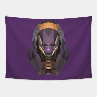 Low Poly Tali Mass Effect Tapestry