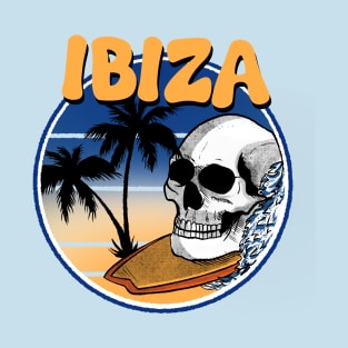 Ibiza Summer Surf Skull T-Shirt