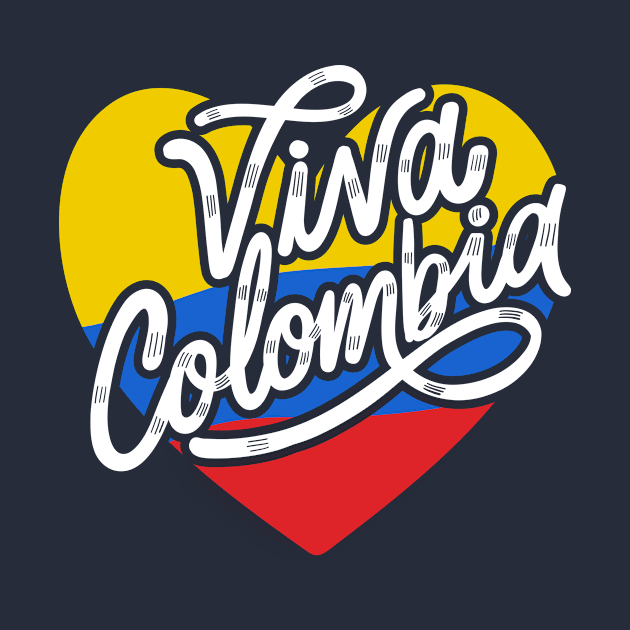 Viva Colombia - Corazón by verde