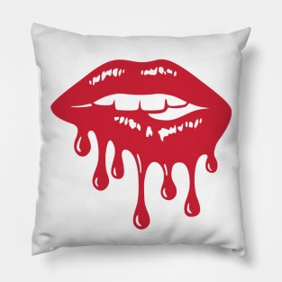 Bleeding Lips Pillow