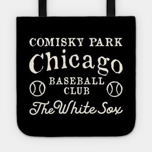 Chicago White Sox Retro Type Design by Buck Tee Originals Tote