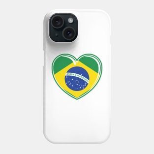 I ❤ Brazil v3 Phone Case