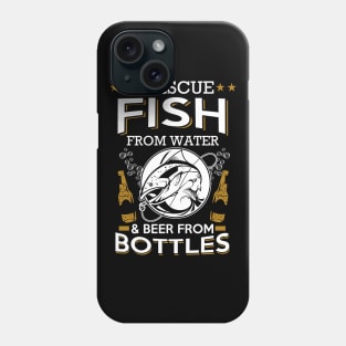 Rescue Fish & Beer Phone Case