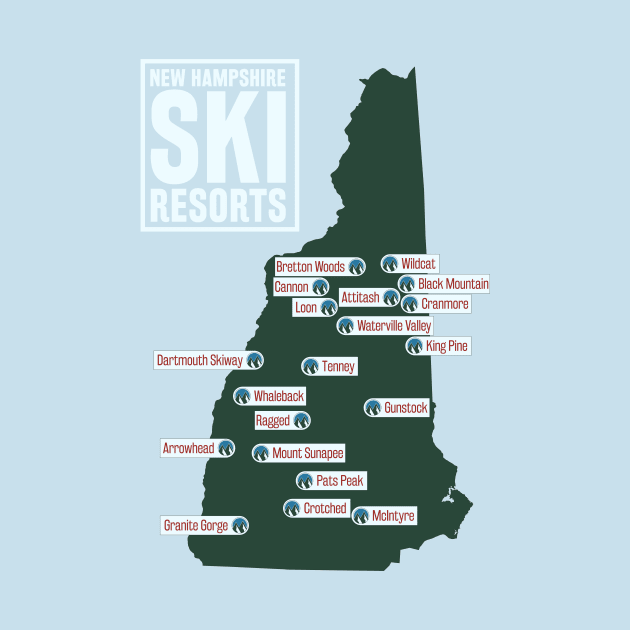 The Ski Resorts of New Hampshire by ChasingGnarnia