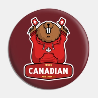 Proud Canadian Canada day Pin