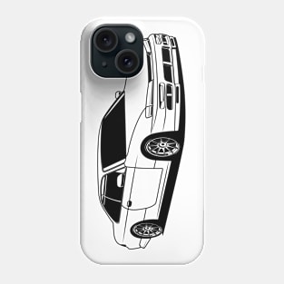 Jdm silvia black print Phone Case