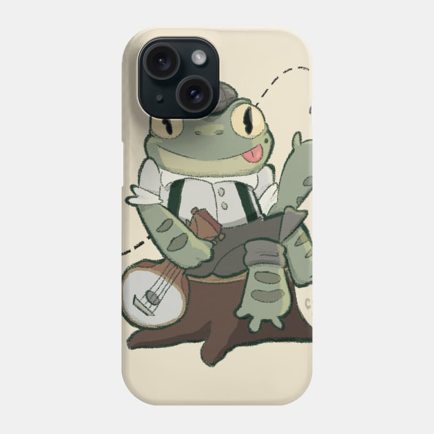 Croak Folk Phone Case by gagesmithdesigns