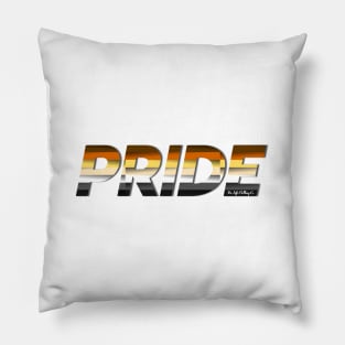 LGBTQ+ PRIDE: Bear Brotherhood Pride Flag Pillow