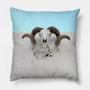 Wild Goat Ram Skull Greece Cyclades Pillow