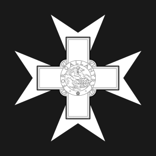 George Cross over the Maltese Cross T-Shirt