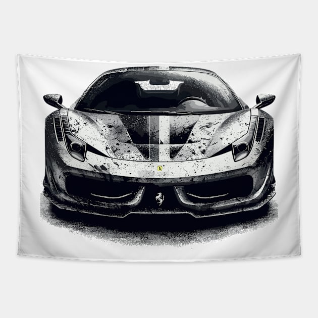 Ferrari 458 Tapestry by Vehicles-Art