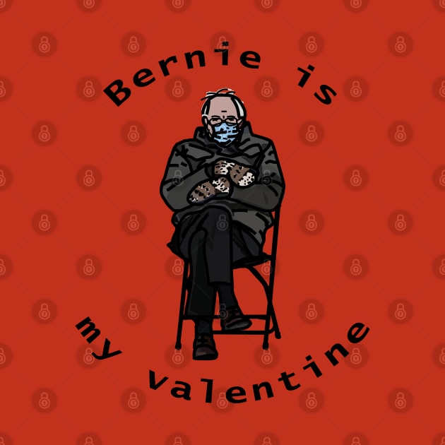 Bernie Sanders Mittens is My Funny Valentine by ellenhenryart