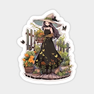 Garden Witch Magnet