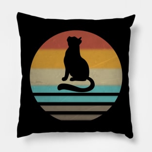 Cat Vintage Cat Lover Pillow