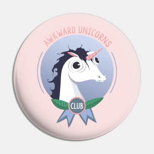 Awkward Unicorns Club Pin
