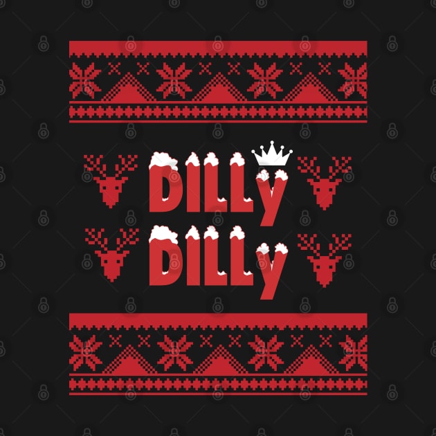 Dilly Dilly Funny Christmas Ugly Sweater by amitsurti