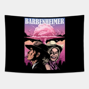 Barbenheimer // Barbie Oppenheimer Tapestry