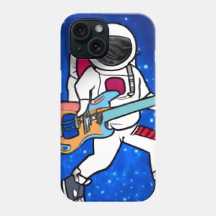 Astronaut Plays Guitar Phone Case