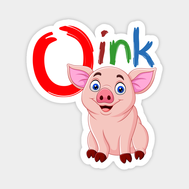 Pig Oinking Magnet by Dallen Fox