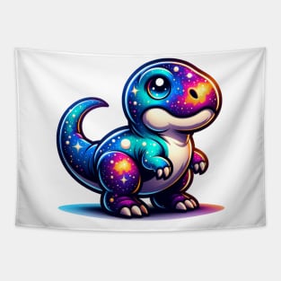 Cute Dino Galaxy Tapestry