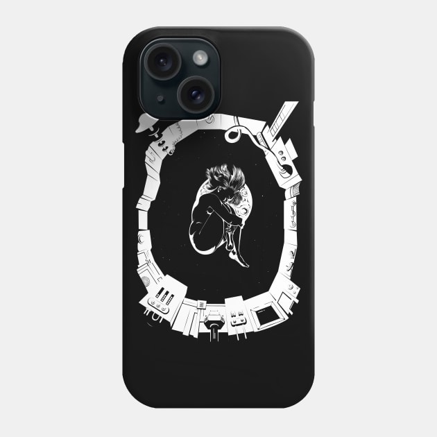 Alone in space Phone Case by juliusllopis