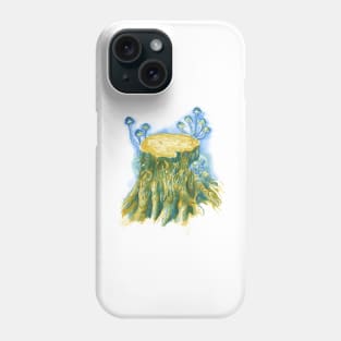 Mushroom Tree Stump Phone Case