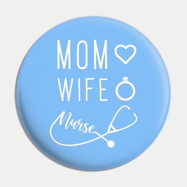 Mom Wife Nurse Pin by Enzai