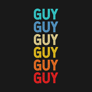 Guy Name Vintage Retro Custom Gift Named Guy T-Shirt