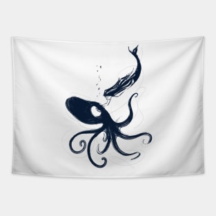 Octopus and Mermaid Tapestry