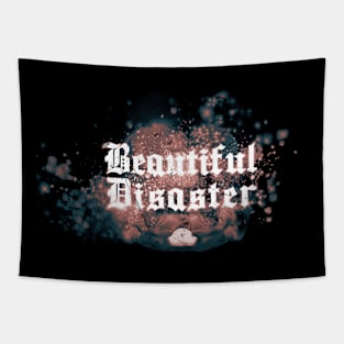 Beautiful Disaster Skull Tapestry