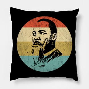 martin luther king retro Pillow