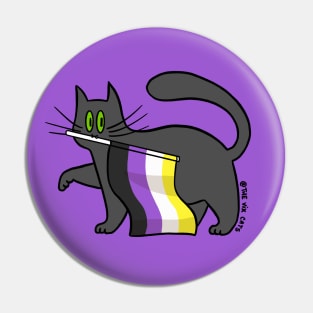 Nonbinary Pride Pin