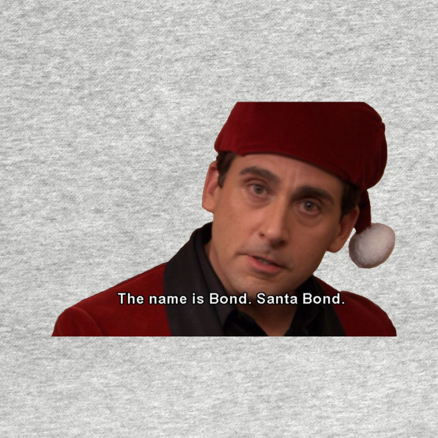 Discover Santa Bond - Michael Scott - T-Shirt