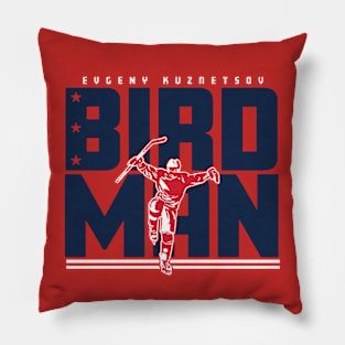 Evgeny Kuznetsov Bird Man Pillow