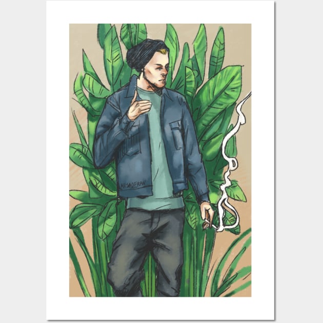 Louis Tomlinson Green Canvas Prints for Sale